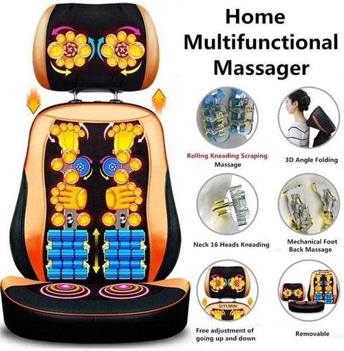 3D Neck & Back Massage Seat Cushion