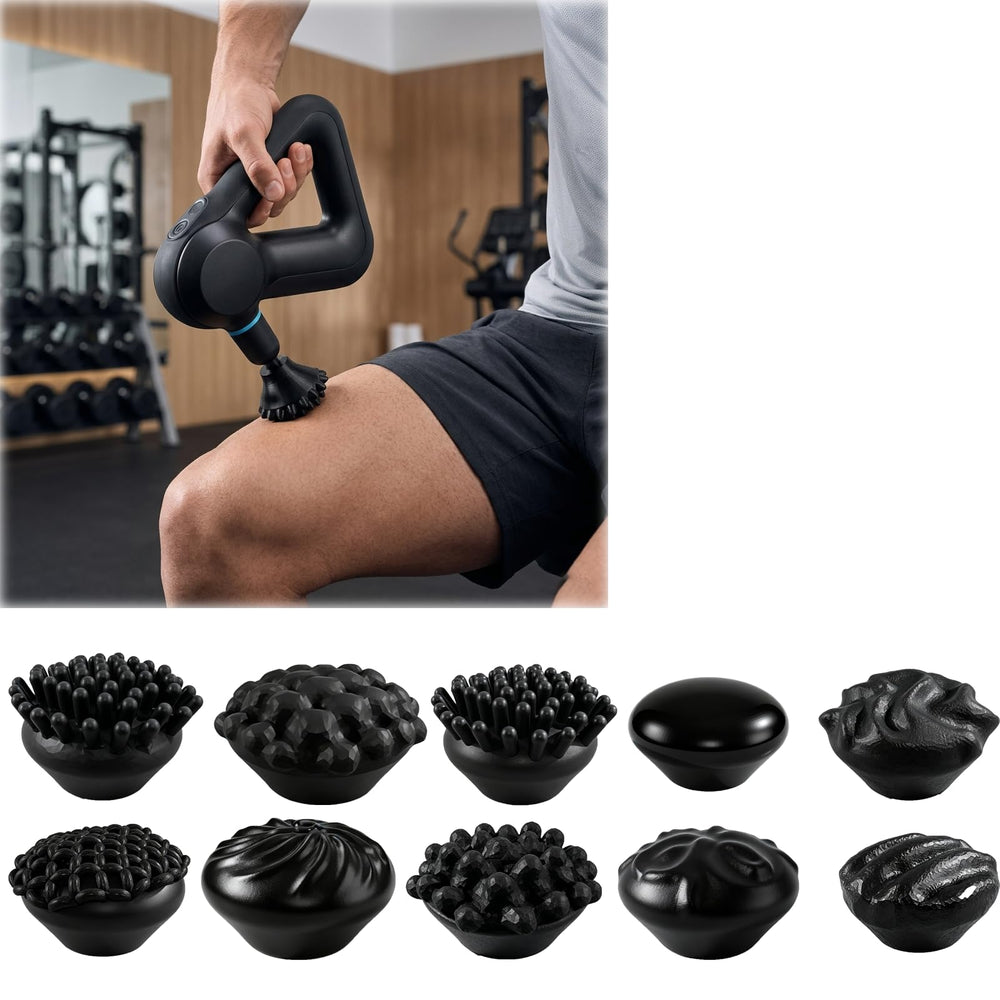10-Piece Massage Gun Replacement Head Set